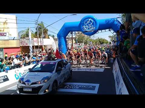 Largada 2da etapa Vuelta San Juan 28-01-2019