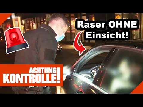 "Der Mercedes hier macht richtig SHOW!" Raser bei Nacht! | Kabel Eins | Achtung Kontrolle
