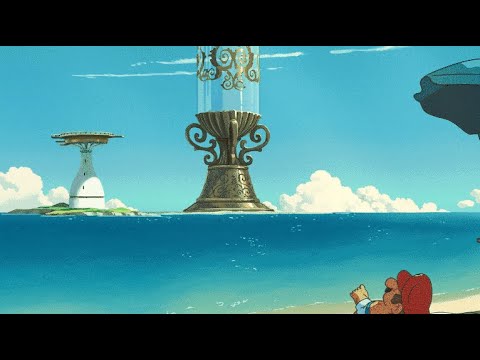 Super Mario Odyssey OST - Seaside Kingdom (Bubblaine) + Ocean Waves