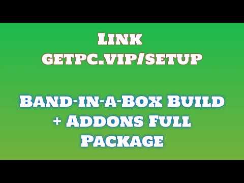 🔸Band-in-a-Box Build + Addons🤔 HOW TO INSTALL 💻PC/LAPTOP [TUTORIAL 2024 no charge😊]