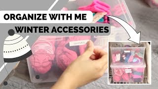 How-To Organize Winter Accessories | 3 Easy Steps + Entryway Setup