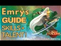 Emrys Guide Skills and Best Talent Tree - Call of Dragons