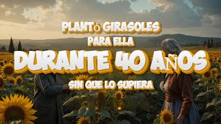 Plantó 7000 girasoles durante 40 años para una mujer que nunca le habló    hasta que ella descubrió