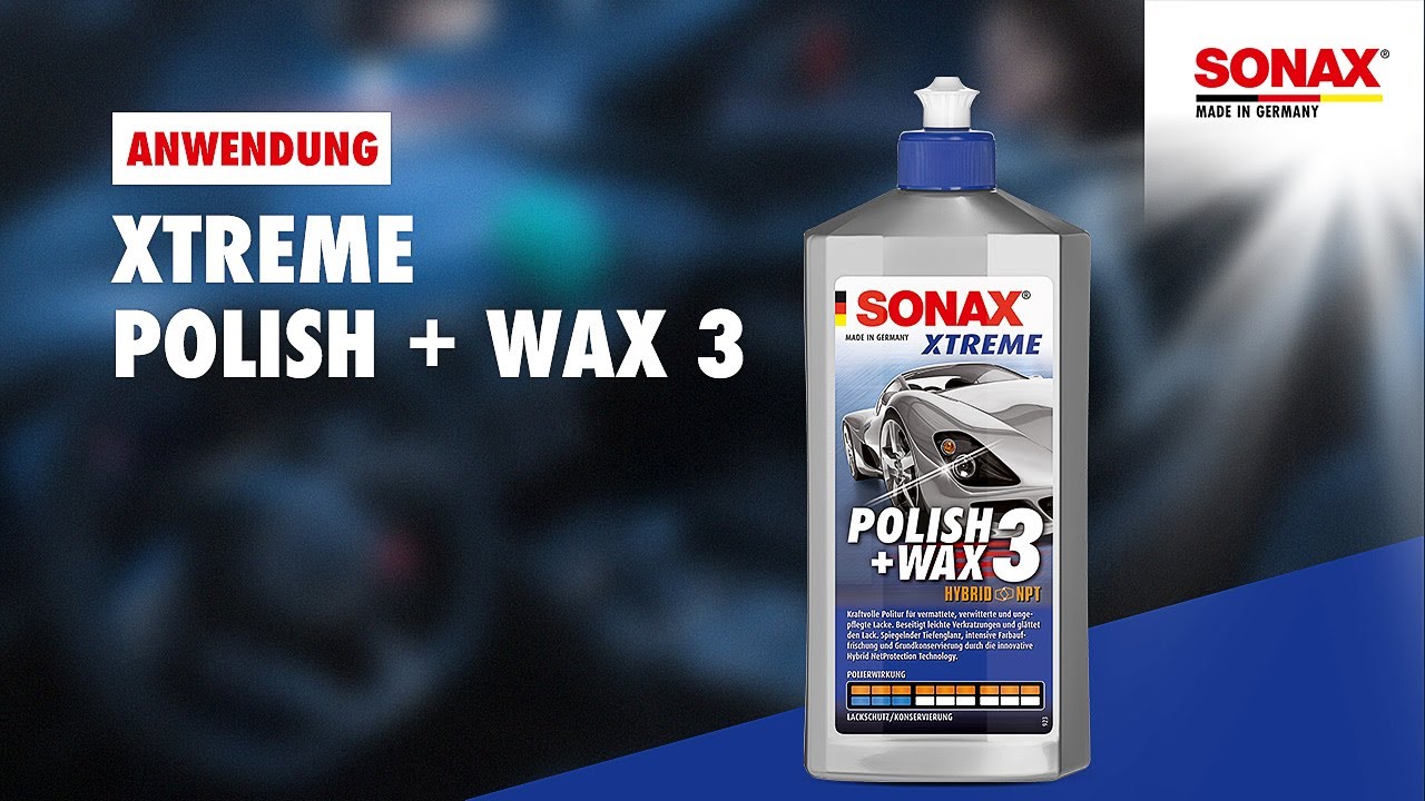 Sonax Wachs XTREME Polish + Wax 3 Nano Pro