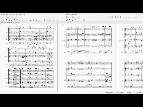 Wind Quintet Sheet Music - Death or Glory (R.B. Hall) for wind quintet. Full score and parts. image 2