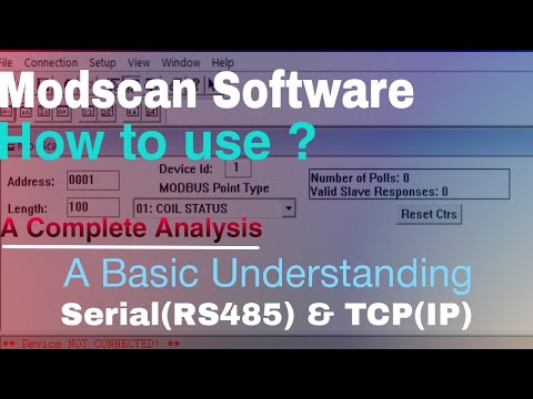 MODSCAN 32 | How to Use MODSCAN Software | MODSCAN TCP & RS485