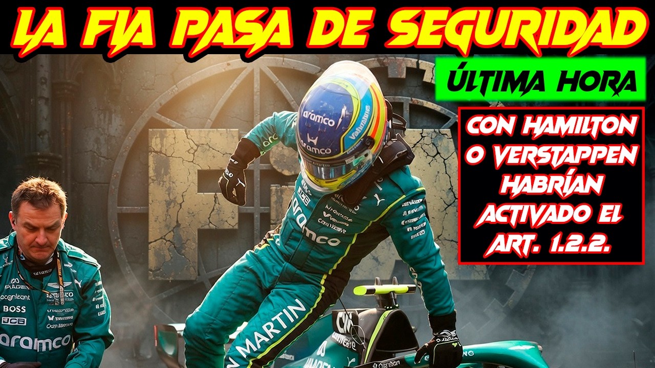 LA FIA NO ACTIVÓ EL ART. 1.2.2 CON LAS VIBRACIONES DE FERNANDO ALONSO EN GP F1 CHINA, UNA VERGÜENZA