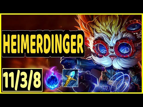 HEIMERDINGER VS YASUO - 11/3/8 KDA MID GAMEPLAY