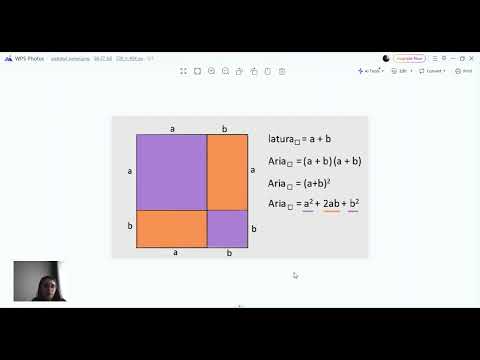 Formule de calcul prescurtat-demonstrație geometrică
