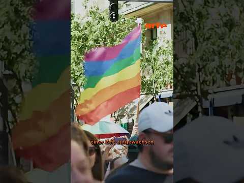 Video Thumbnail: Queer in Orbáns Ungarn | ARTE #reshorts #queer