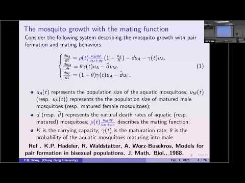 Applications of Homogeneous Maps in Epidemiology and Ecology |Feng-Bin Wang(Chang Gung U.)|2025 CSRC