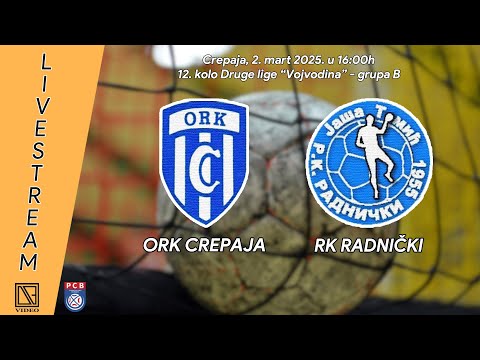 ORK CREPAJA Crepaja - RK RADNIČKI Jaša Tomić (Full match Livestream) [02.03.2025.]