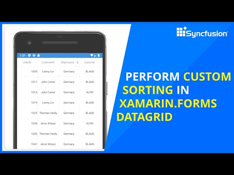 Perform Custom Sorting in Xamarin Forms DataGrid