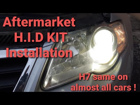 Aftermarket H7 H.I.D. Xenon KIT Installation
