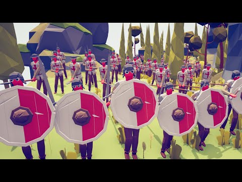 CAN 100x ENGLISH ARMY CAPTURE ENEMY CASTLE? - Totally Accurate Battle Simulator TABS