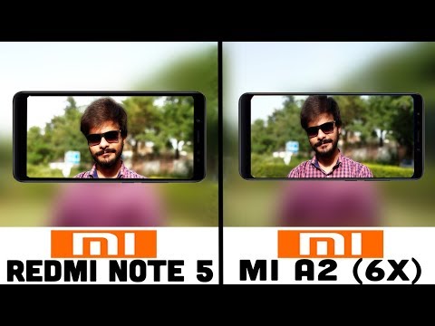 Xiaomi Redmi Note 5 vs Xiaomi Mi A2 (Mi 6X) Camera test