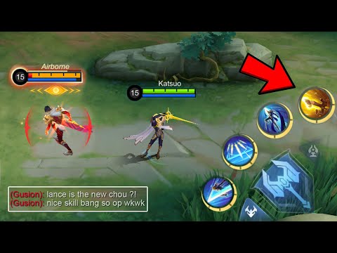 THE BEST LANCELOT HYPERBLEND SKILLS 🔥 ( LANCE DASH + CHOU KICK FREESTYLE )