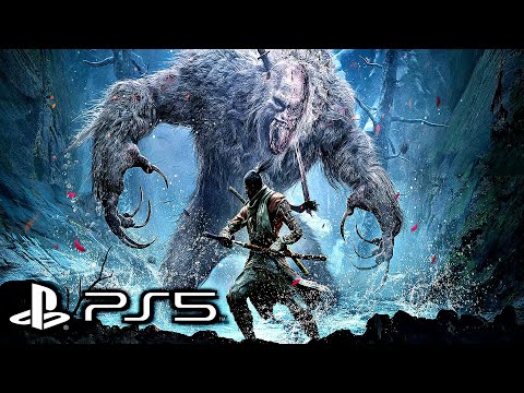 Sekiro Shadows Die Twice PS5 - Guardian Ape Boss Fight (4K 60FPS)
