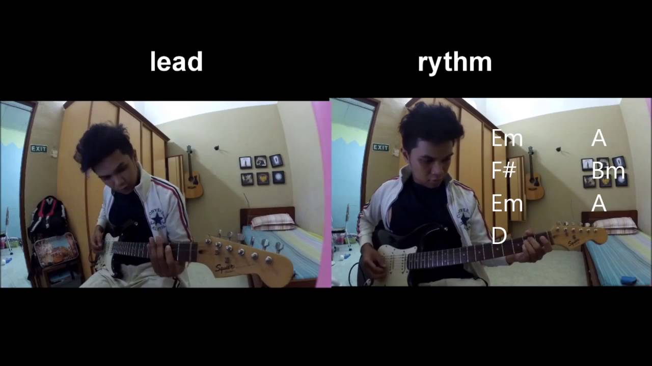cara main gitar Lefthanded - Tiada Lagi Kidungmu