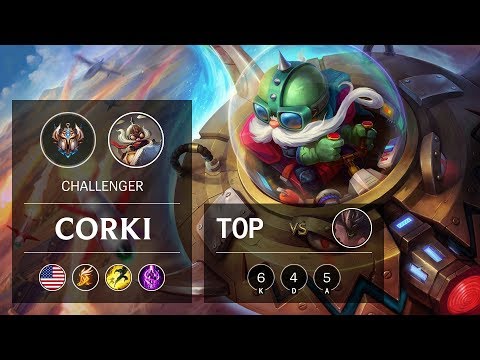 Corki Top vs Malphite - NA Challenger Patch 9.23