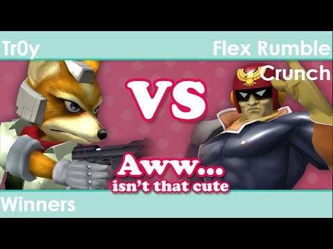 AITC 3 - SS | Tr0y (Fox) vs GLUE | Flex Rumble Crunch (C Falcon) Winners - Melee