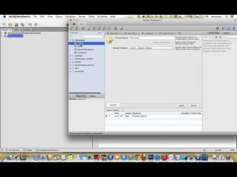 Database MySQL schema creation