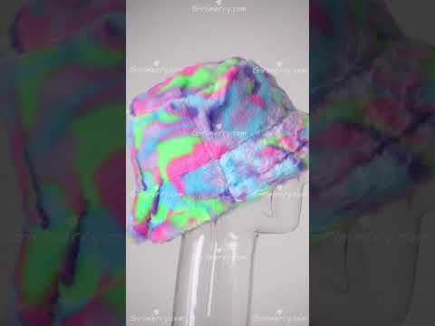 Girlmerry Autumn and winter new 5 colors soft foldable bucket hat 56-58cm Wholesale KA007109