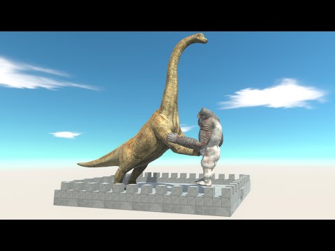 SKY ARENA BRANCHINOSAURUS vs EVERY UNIT - Animal Revolt Battle Simulator