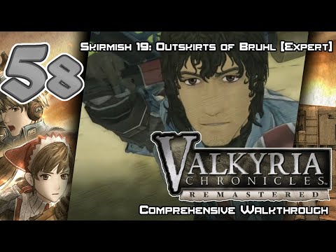 Valkyria Chronicles Remastered - Walkthrough - Ep. 58: Skirmish 19: Outskirts of Bruhl [EXPERT]