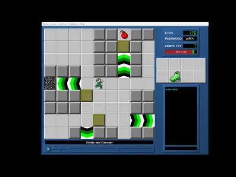 CCLP3 level 128 solution - 433 seconds