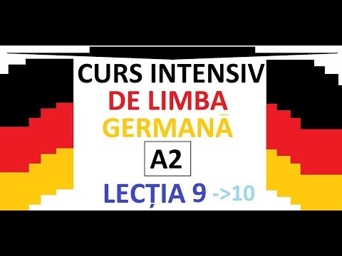 CURS INTENSIV de Limba Germana | NIVEL A 2 | LECTIA 9