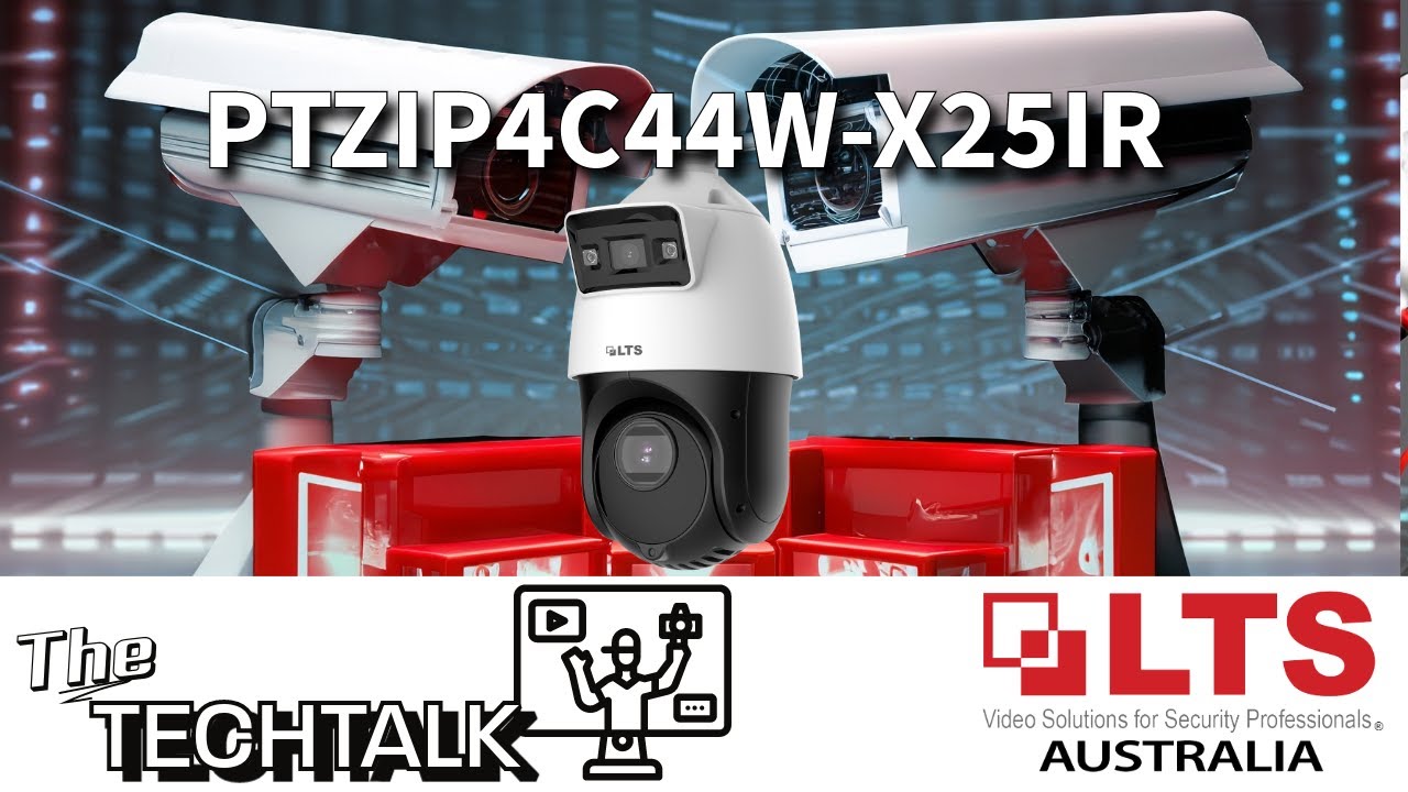 PTZIP4C44W-X25IR dual camera auto-tracking PTZ setup and demo