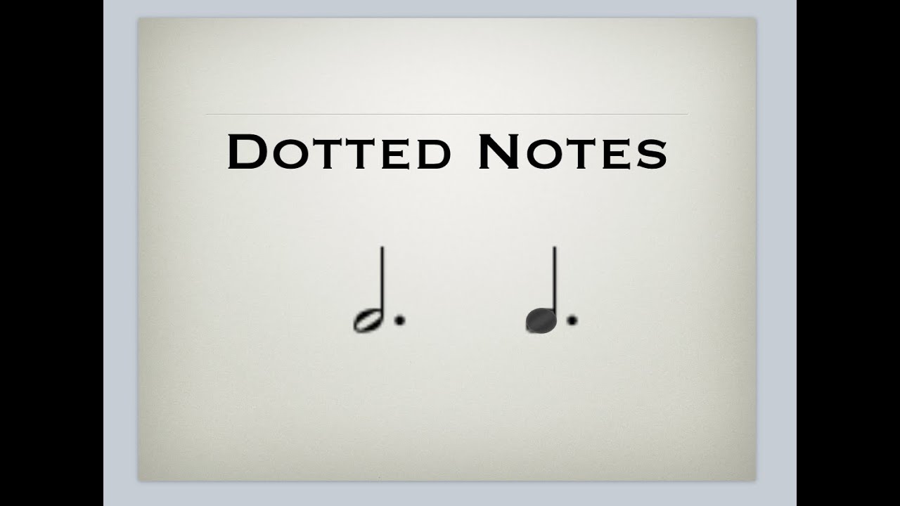 Free Music Theory - Dotted Notes Explained