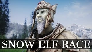 Skyrim Snow Elf Race Mod - The Ancient Falmer