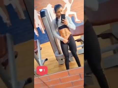Indian gym girl show her six pack #shorts #youtube #fitness #instagram #short #viral #youtubeshorts