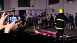 preview picture of video 'Firewalk in aid of Oran Nibbs Fund Letterkenny'