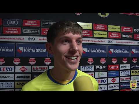 Reactie Mees Hoedemakers na afloop van SC Cambuur - Roda JC (2-0)