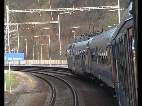 Elektrická jednotka řady 560+810 Os 4005 a Os 4718_18.1.2012