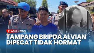 TAMPANG Bripda Alvian yang Tega Bakar Pacarnya hingga Tewas, Kini Dipecat Secara Tidak Hormat