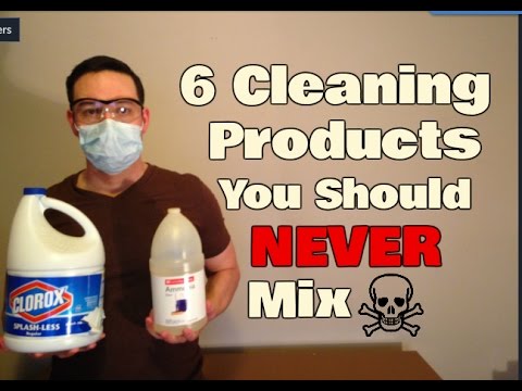 6 Cleaning Products Combinations To NEVER Mix | Bleach and Ammonia