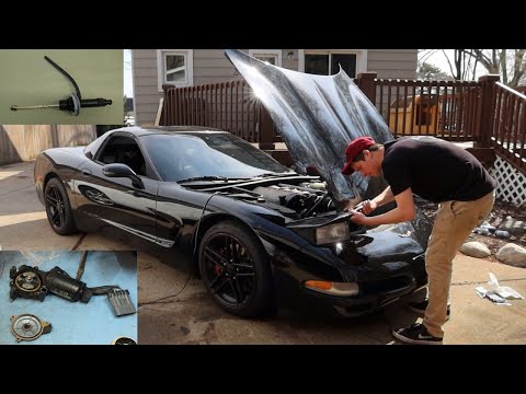 How To Replace Clutch Master Cyl, Headlight Gears, and Manual Transmission Fluid on a C5 Corvette