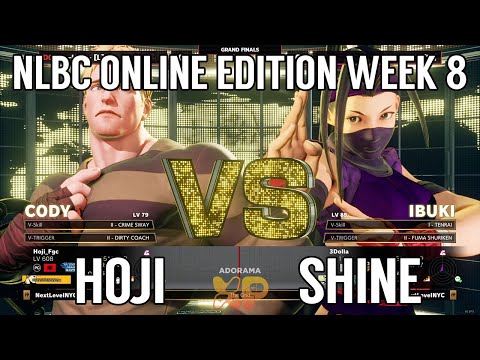 Street Fighter V Tournament - Hoji (Cody) vs Shine (Ibuki) @ NLBC Online Edition #8