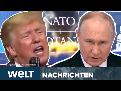 Video Thumbnail: WASHINGTON: NATO-Gipfel berät über wirksame Abschreckung – Putin sendet blutige Grüße | WELT STREAM