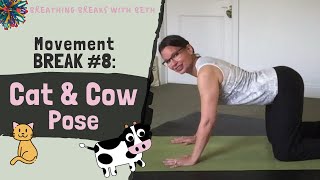 Cat Pose & Cow Pose | Movement Break #8 | Yoga for Kids | Movement Breaks for Kids