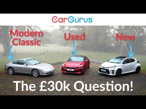 Fun cars for £30,000: New Toyota GR Yaris vs used Kia Stinger vs classic Porsche 911