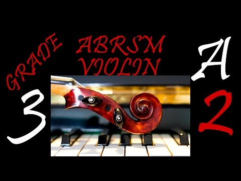 ABRSM Violin Exam 2016 - 2019 Grade 3 A2 Polonaise - W. A. Mozart (Slow)