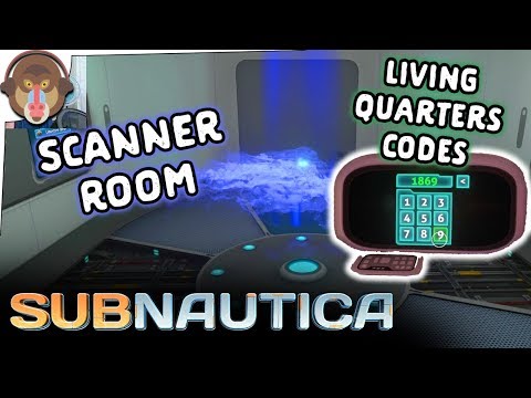 LIVING QUARTERS CODES AND SCANNER ROOM | Subnautica Let's Play - Part 8 (Full Release)