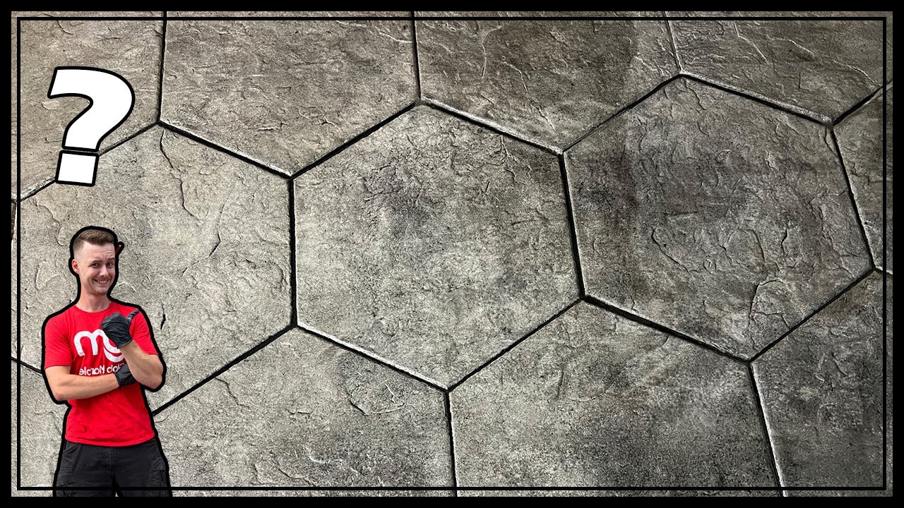 SM 1933 Concrete Stamp Demo. Powder Release