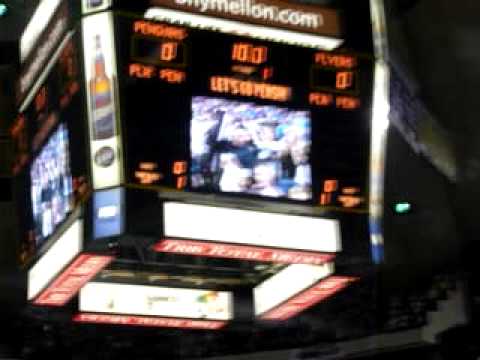 pre game pens vs flyers round 1 game 2 april 17 2009