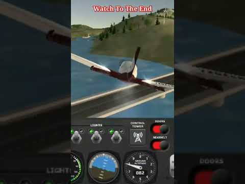 Hfps - Helicopter flight pilot simulator | 💥 Piper Pa - 46 plane driving #shorts